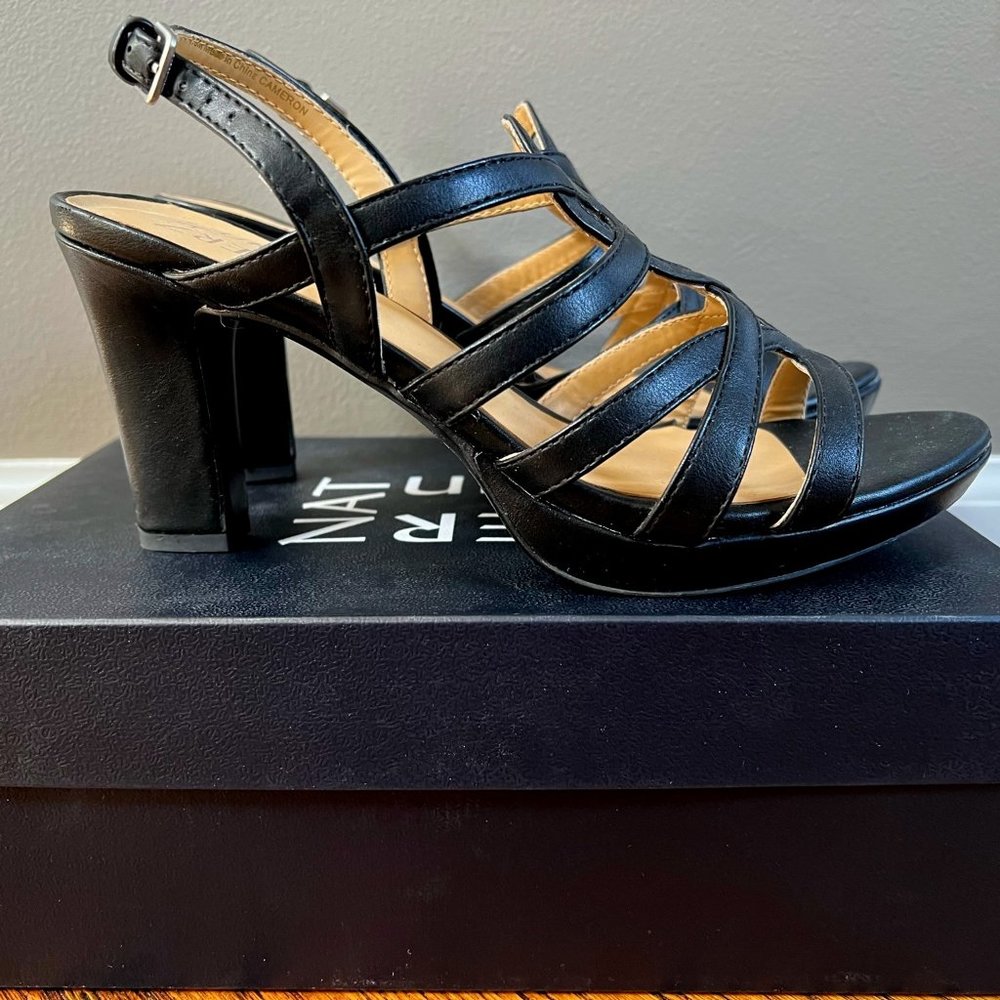 Naturalizer Women’s Cameron Black Slingbacks - Size 7.5